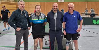 Das sind die SG-Macher: Thorsten Voges (TSV Grafenau), Lorenz Kaschuba (SpVgg Weil der Stadt), Michael Widmaier (TSV Grafenau) und Thomas Verleih (SpVgg Weil der Stadt /von links).